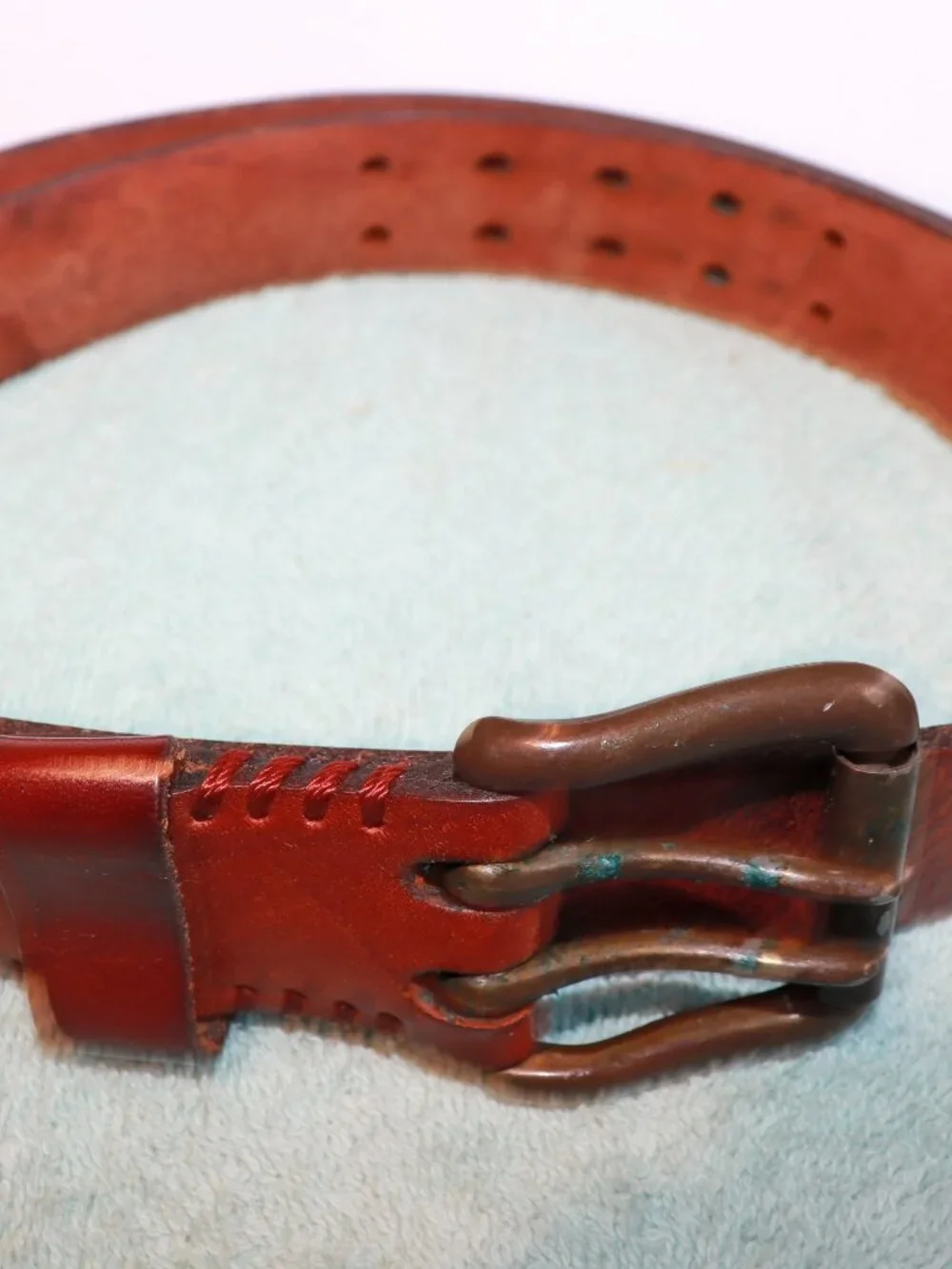 The Original Arizona Jean Company Italian Leather Belt Made in USA size 38